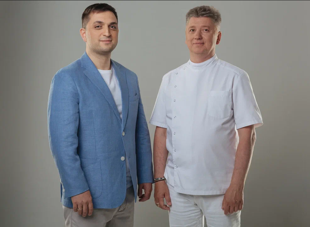 Основатели сети клиник: Кудаев Залим Валерьевич и Марк Стецон