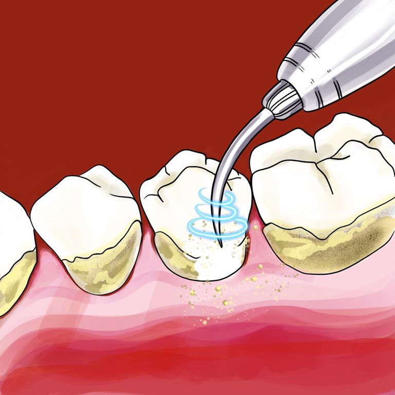 Формирование твердого зубного камня создает основу для развития мягкого налета
